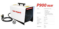 P900 Heat Wagon Specifications