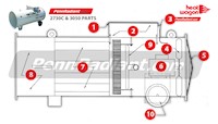 PennRadiant Heat Wagon 2730C & 3050 Basic Parts