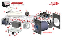 PennRadiant Heat Wagon P4000 & P6000 Main Parts