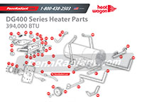 PennRadiant Heat Wagon DG400 Detail