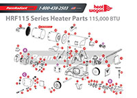 PennRadiant Heat Wagon HRF115 Primary