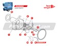 PennRadiant Heat Wagon IX405 BURNER PARTS 2
