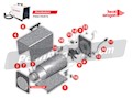 PennRadiant Heat Wagon P900 Main Parts
